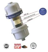 AquaSpirit SH-1 KDF töltetű zuhanyszűrő betét.