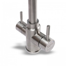 Konyhai csaptelep víztisztítóhoz, 3-utas, Inox