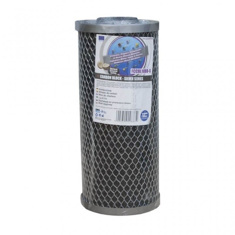 10" Big Blue aktív szén ezüsttel Aquafilter