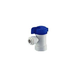 Elzárócsap víztartályokhoz 1/4"x1/4" (Quick könyök),csővezeték
