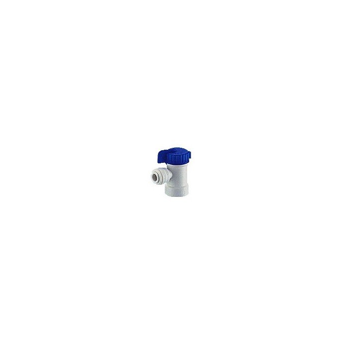 Elzárócsap víztartályokhoz 1/4"x1/4" (Quick könyök),csővezeték