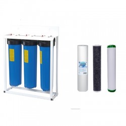 Központi víztisztító 3-szűrős nagy teljesítményű antibakteriális.