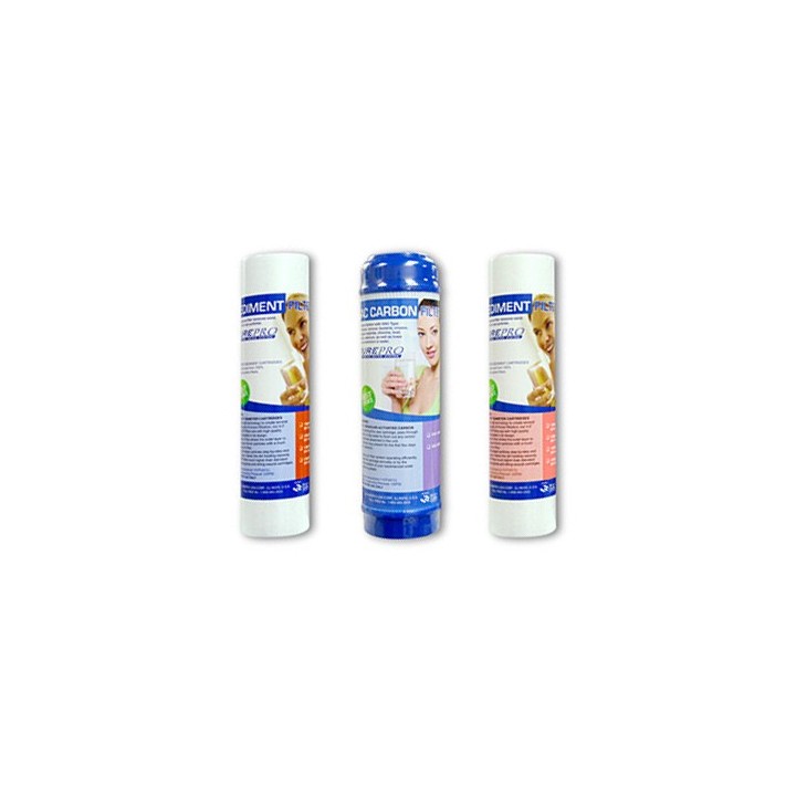 PurePro előszűrőbetét csomag-3 db-os GAC,fordított ozmózis,víztisztító