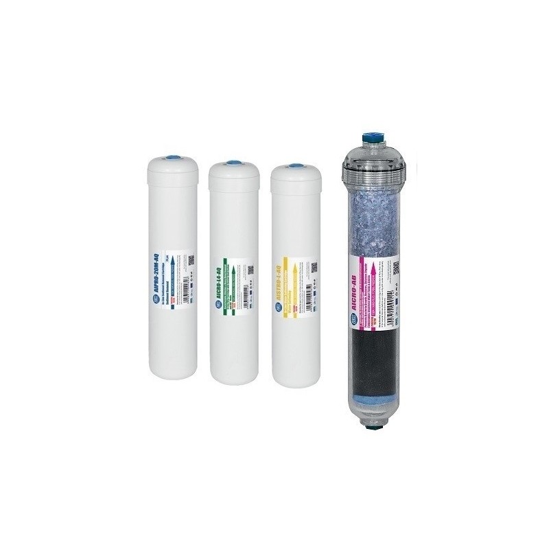 EXCITO-CL 5 lépcsős lúgosító, antibakteriális víztisztítóhoz szűrőcsomag