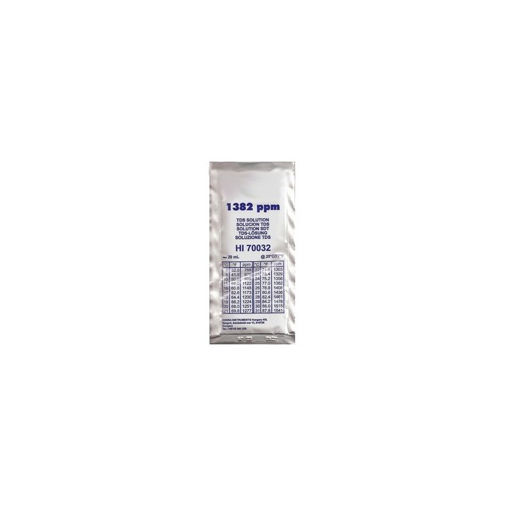 Kalibráló folyadék TDS mérőhöz (ppm 1.382 20ml)