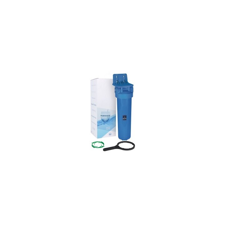 Szűrőház légtelenítővel 20" BigBlue, 1" BACINIX, szettben