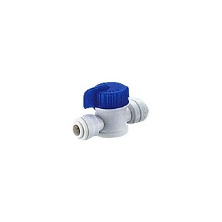 Elzárócsap 3/8"x3/8", Quick, egyenes