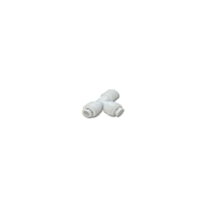 Elosztó T-bekötő idom külső menetes 1/4"x1/4"﻿,vízvezeték,patkó
