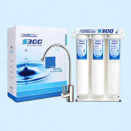 PurePro S300B hálózati víz utótisztító,vízszűrő berendezés,szénszűrő