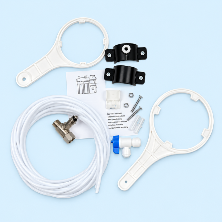 PurePro EC105P hálózati víz utótisztító nyomásnövelővel