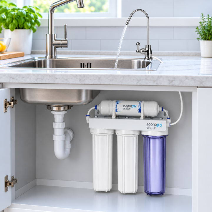 Vízszűrő berendezés ultraszűrővel Economy Water 4 lépcsős víztisztító