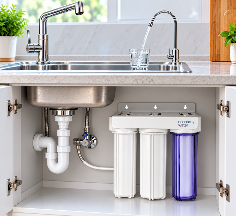 Vízszűrő berendezés Economy Water 3 lépcsős,víztisztító berendezés