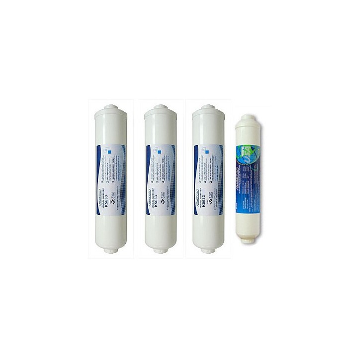 Szűrőbetét PurePro  csomag-4db széria  RO víztisztító berendezéshez