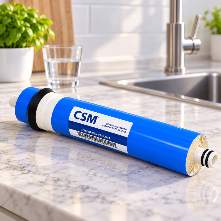 Víztisztító RO-membrán CSM 80 GPD, víztisztítás, szűrőbetét, berendezés,