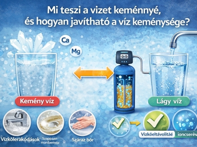 Mi teszi a vizet keményé, és hogyan javítható a víz keménysége!